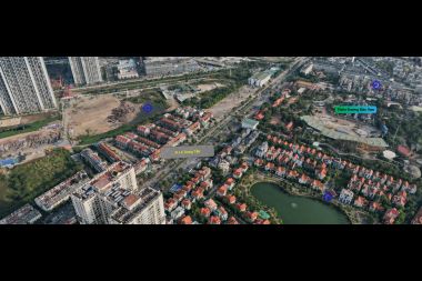 CHO THUÊ LIỀN KỀ KĐT BẢO SƠN MẶT ĐƯỜNG LÊ TRỌNG TẤN: DIỆN TÍCH 130.7M2, MẶT TIỀN 6.6M HƯỚNG TÂY NAM